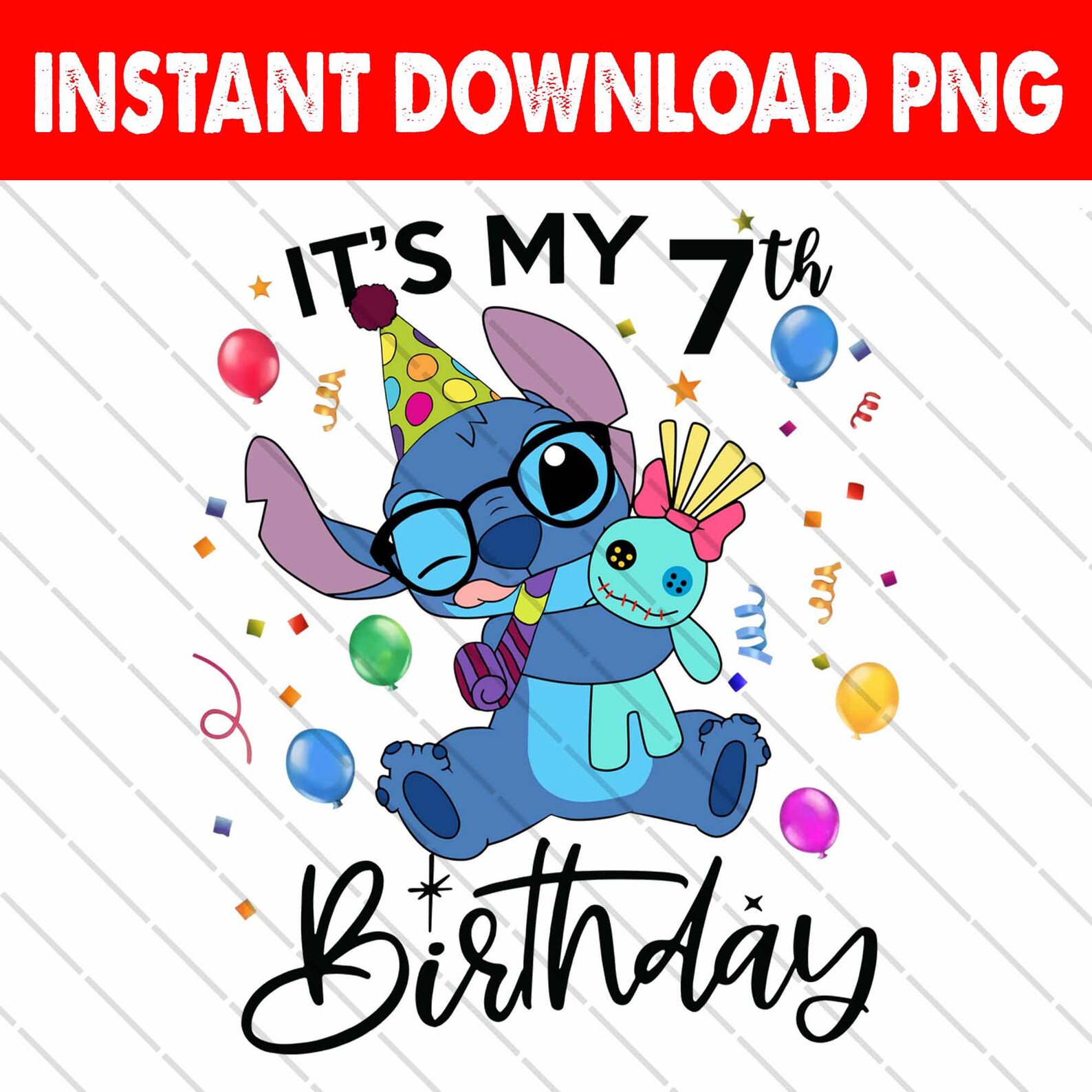 Stitch Birthday Png Stitch Best Day Ever Png Family Vacation - Etsy New