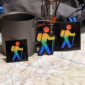 Pride Hiker Bumper Sticker
