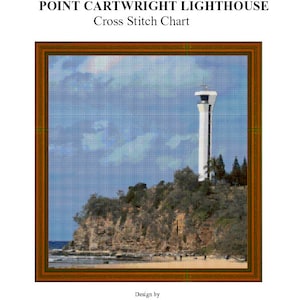 POINT CARTWRIGHT LIGHTHOUSE - cross stitch chart