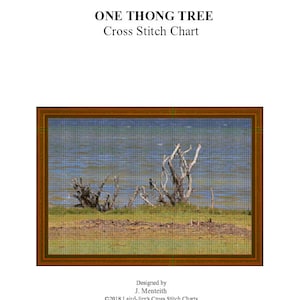 ONE THONG TREE - cross stitch chart
