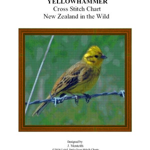 YELLOW HAMMER - cross stitch chart
