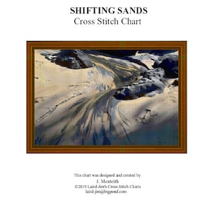 SHIFTING SANDS - cross stitch chart
