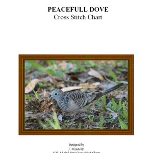 PEACEFULL DOVE - Cross Stitch Chart