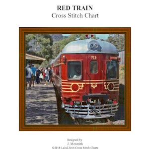 ROTE ZUG - Kreuzstichvorlage