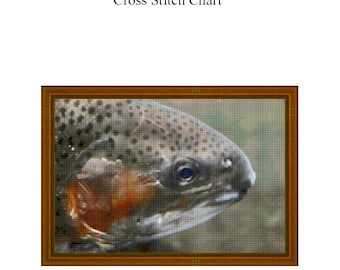 TROUT - cross stitch chart
