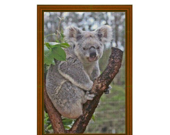 CLASSIC KOALA  Cross Stitch Chart