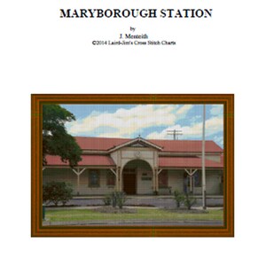 MARYBOROUGH STATION - Cross Stitch Chart