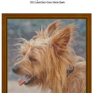 SCRUFFY DOG - cross stitch chart