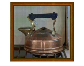 KETTLES ON - Kreuzstichvorlage