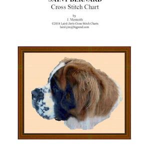 SAINT BERNARD - Cross Stitch Chart