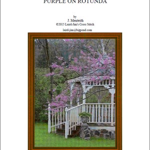 PURPLE ON ROTUNDA - Cross Stitch Chart