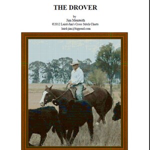 THE DROVER - cross stitch chart