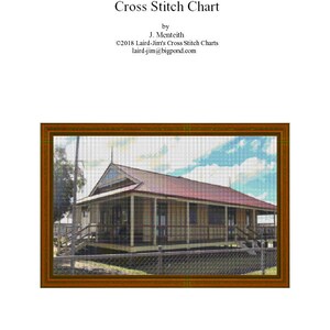COURT HOUSE - Cross Stitch Chart