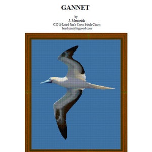 GANNET - cross stitch chart