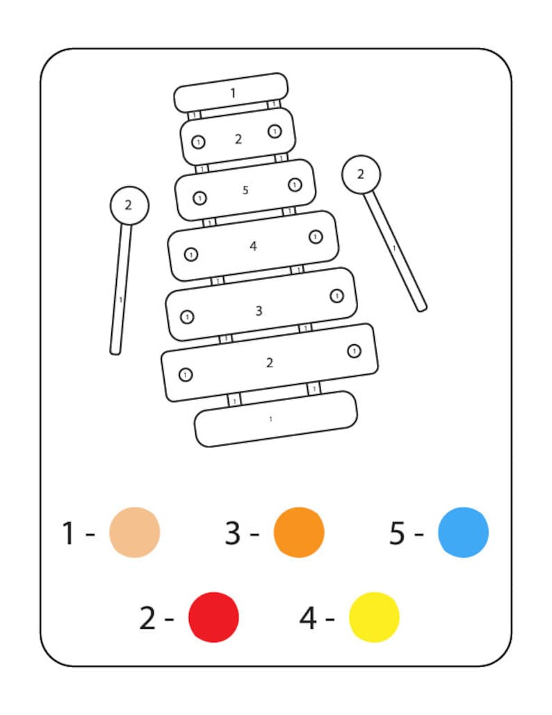 150 Color by Number Coloring Pages! - Etsy