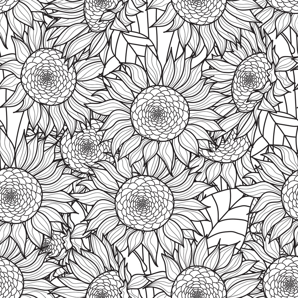110 Adult Coloring Pages- Flowers, Mandalas, Butterflies, and More! - Etsy