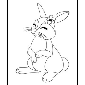 75 Adorable Rabbit Coloring Pages!