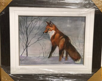 Fox in snow