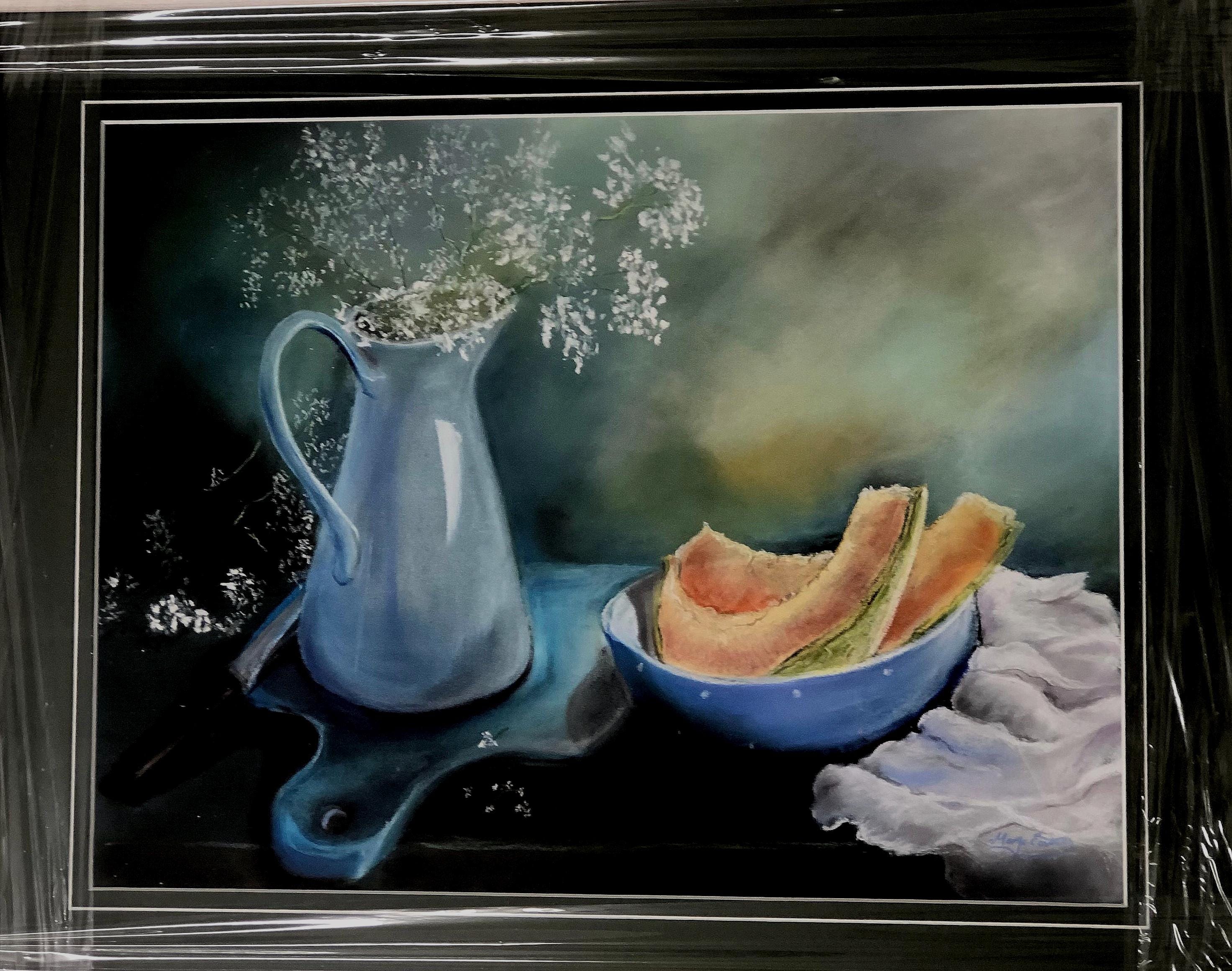 Still life with melon