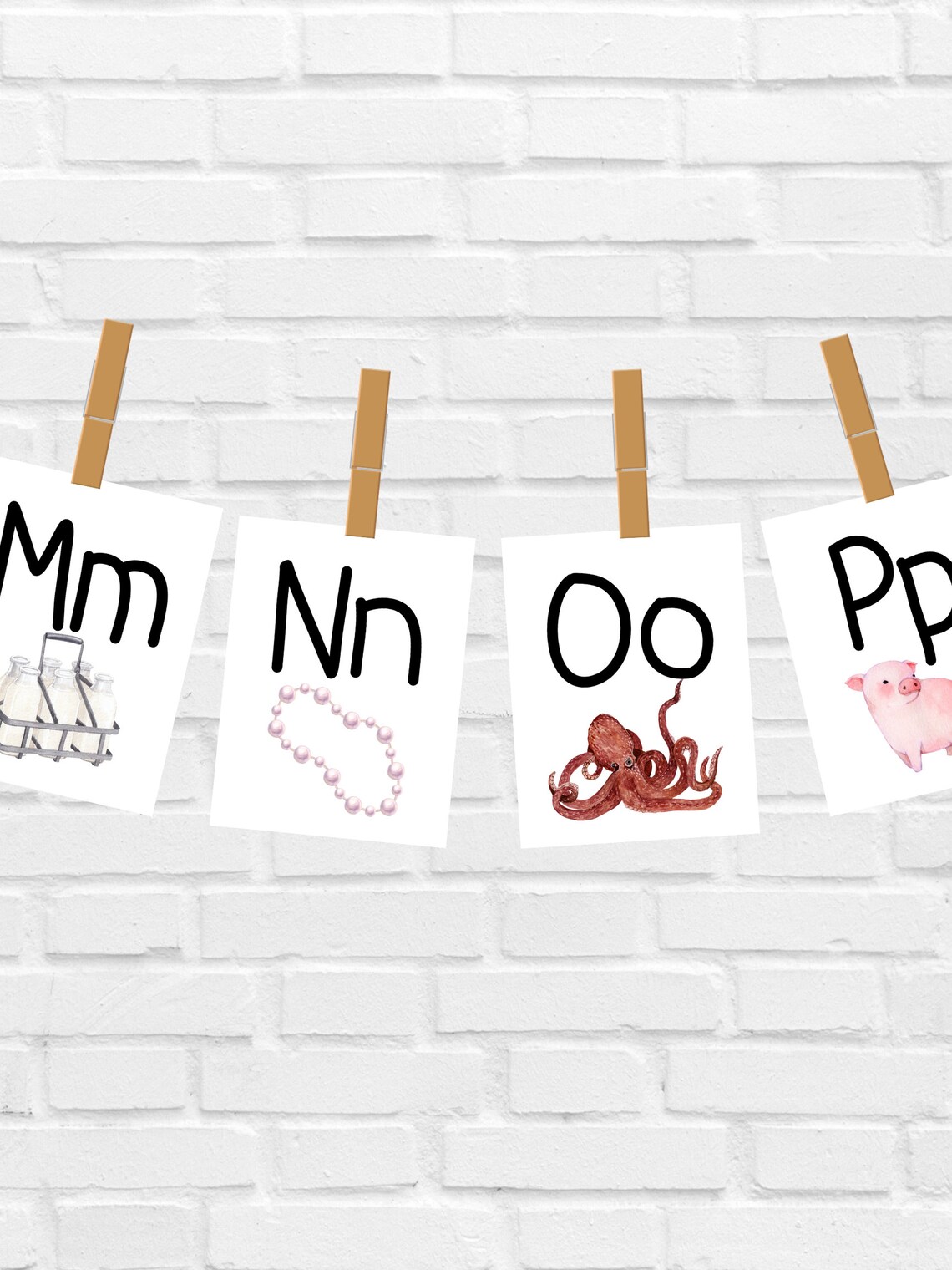 Alphabet Printable Alphabet Wall Cards - Etsy