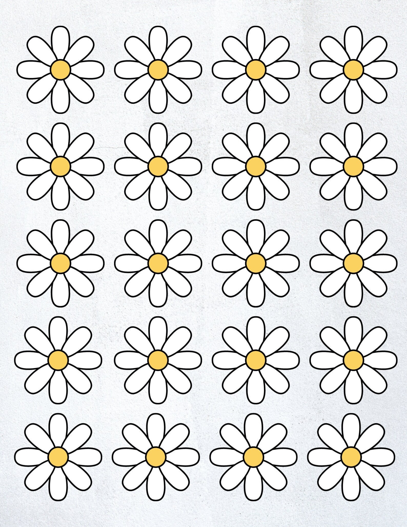 Daisy Cupcake Toppers Daisy Cake Toppers, Daisy Party, Retro Party Etsy