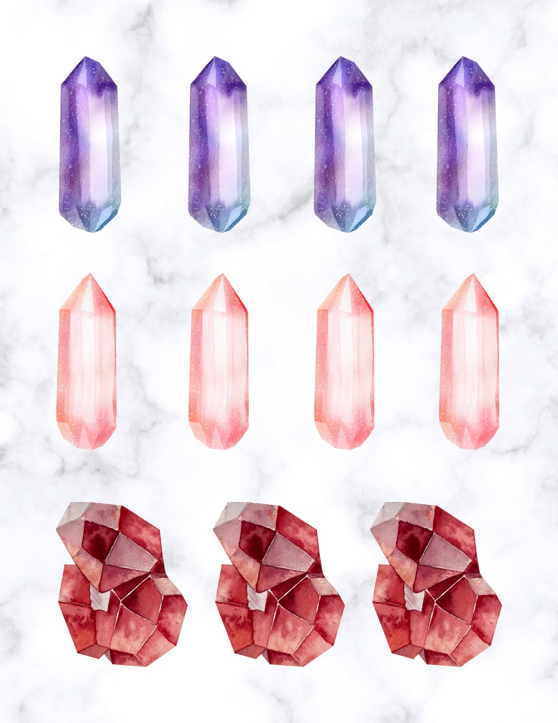 Crystal Toppers, Crystal Cupcake Toppers, Boho Party, My Little Pony