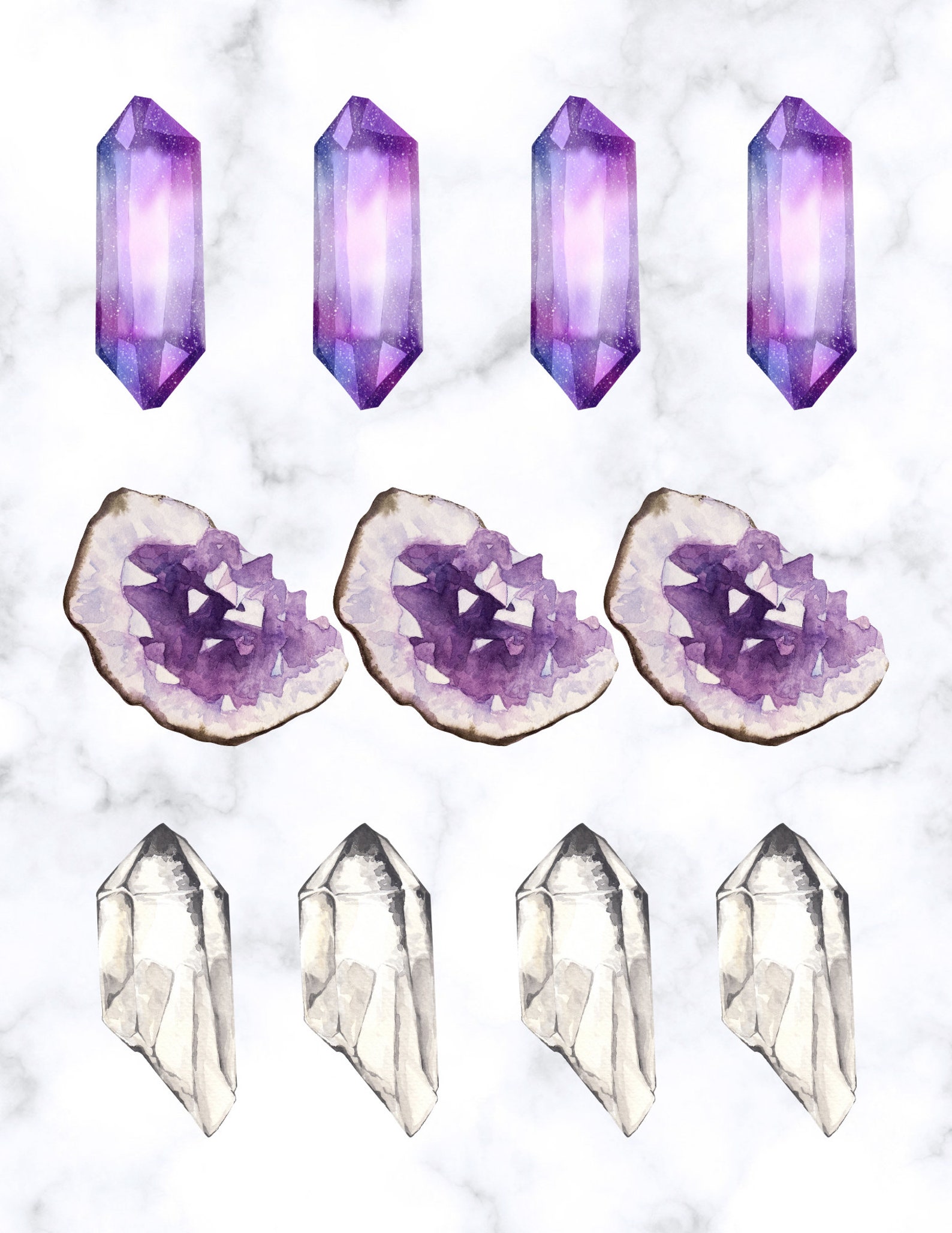 Crystal Toppers, Crystal Cupcake Toppers, Boho Party, My Little Pony