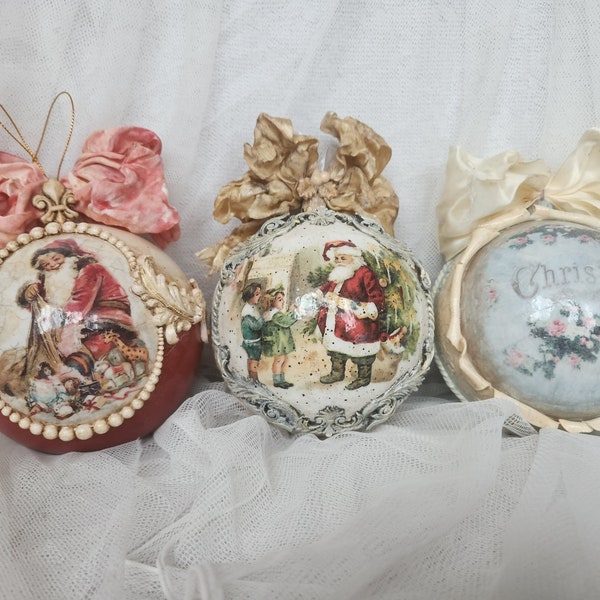 Decoupage Christmas - Etsy