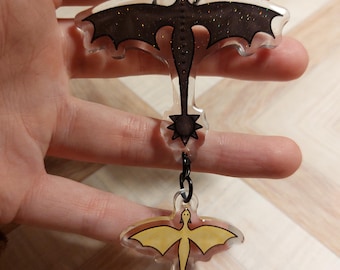 Sleutelhanger gebonden draken