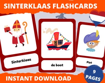 Sinterklaas Flaschcards