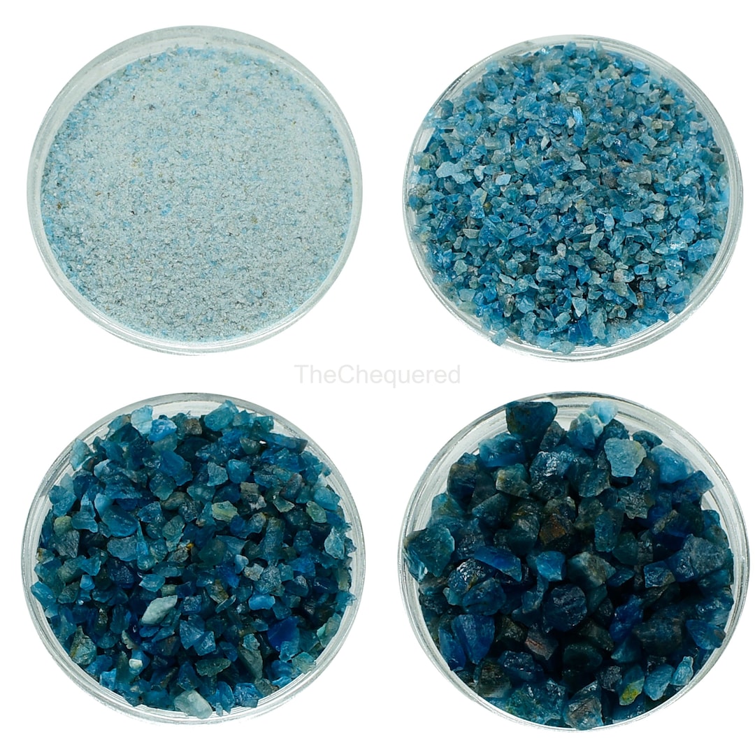 Apatite Loose Crushed Raw Rough Gemstone, Raw Material Healing Crystal, Wholesale Bulk Uncut Raw