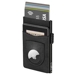 Parvus™ AirTag Wallet: Secure Card Holder for Apple AirTag – RFID Blocking