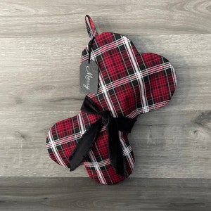 Dog bone Christmas Stocking, Christmas stocking, Personalized Christmas dog Stocking, dog mom gift, custom Christmas tags