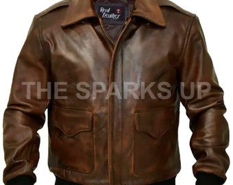 us police leather jacket
