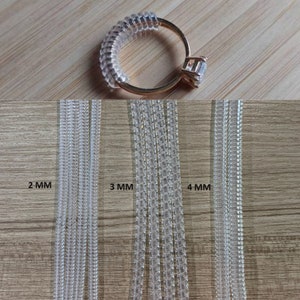 Lot De 17 Ajusteurs De Taille De Bague Invisibles En Silicone – Solution Discrète Pour Bagues Trop Grandes