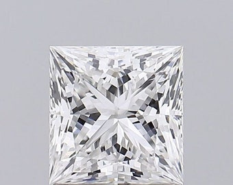 Princess Cut Lab Grown Loose Diamond, Diamond for Engagement Ring, IGI Certification