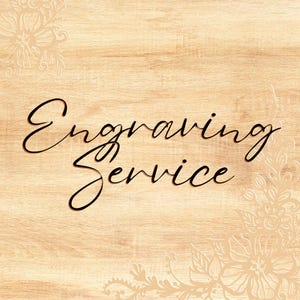 Engraving Service