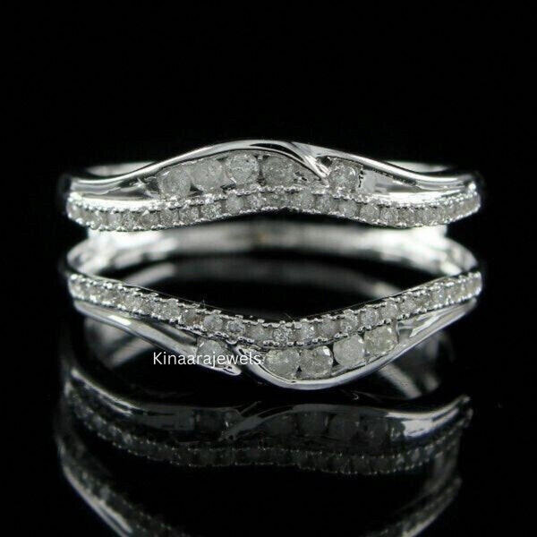 Lab Created Diamond Ring Enhancers Etsy