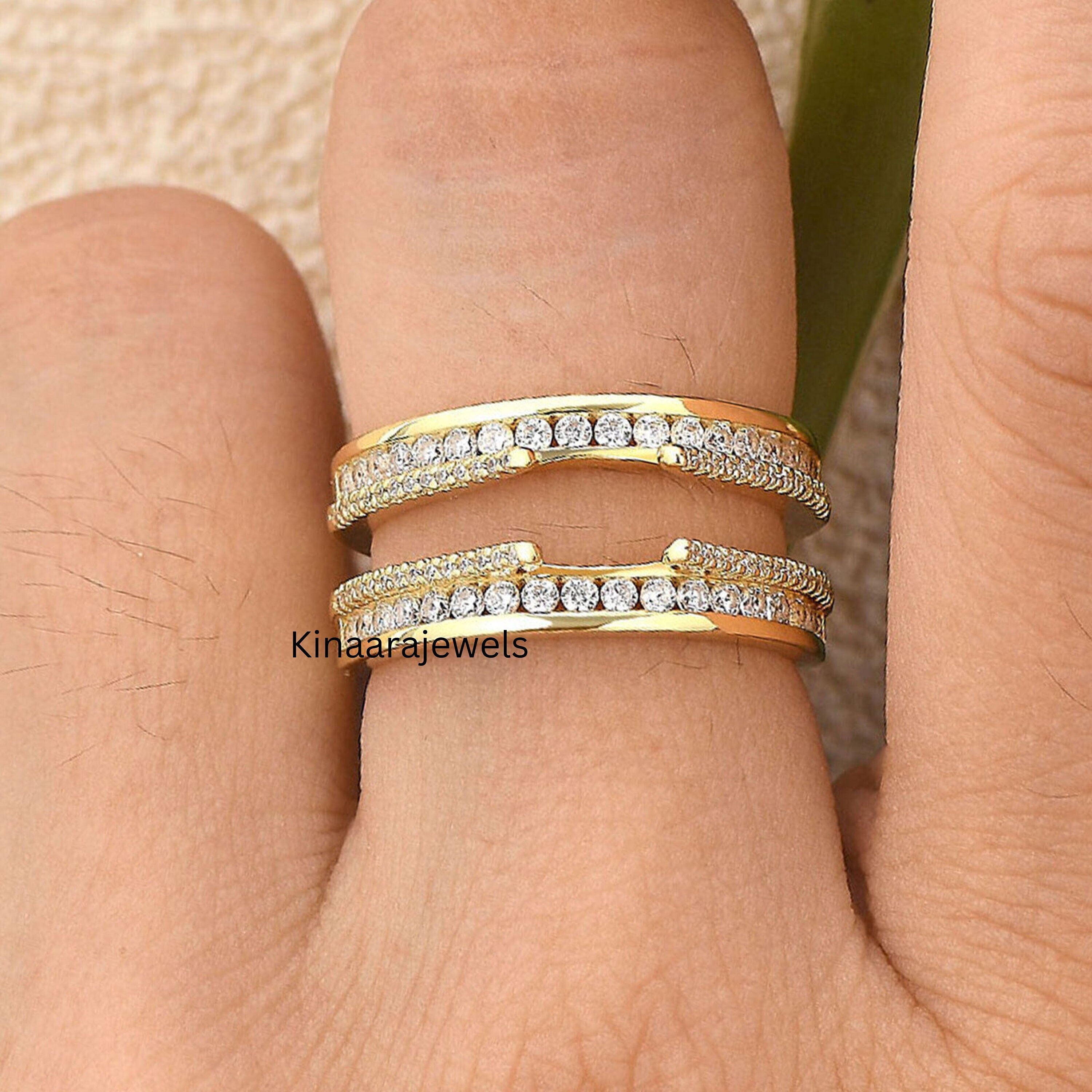 Stainless Steel Engagement Ring With Cubic Zirconia Three-Stone Design