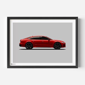 Auto Poster RS7 - Hell - CARTISTRY®