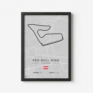 Póster del circuito Red Bull Ring - Luz - CARTISTRY®