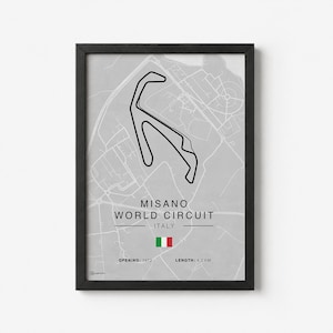 Póster del Hipódromo de Misano - Luz - CARTISTRY®