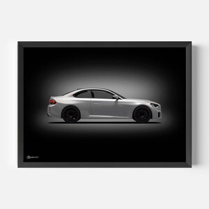 Poster auto M2 G87 - Scuro - CARTISTRY®