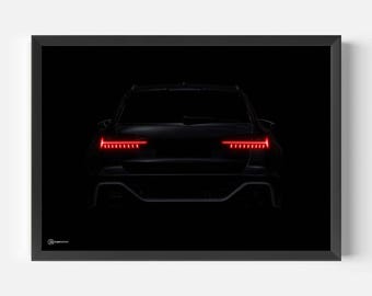 Car Poster RS6 - CARTISTRY®