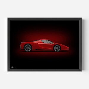 Auto Poster Enzo - Dunkel - CARTISTRY®