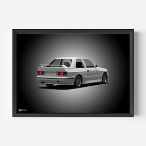 Auto Poster M3 E30 Heck - CARTISTRY®