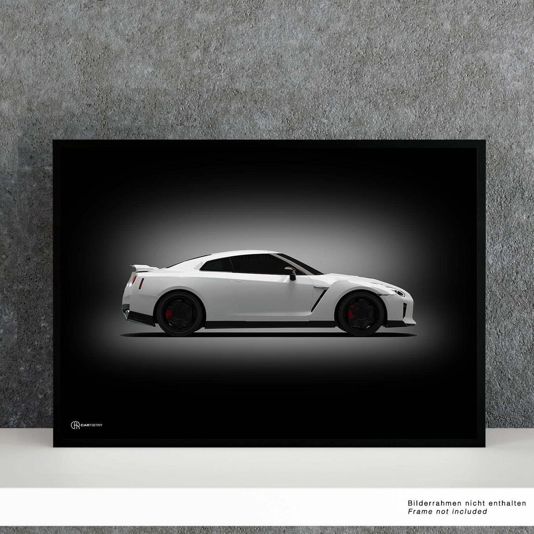GTR R35 Skyline Poster JDM Poster Sports Car Poster Car Poster Gift Man ...