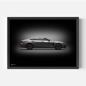 Poster auto M8 - Scuro - CARTISTRY®