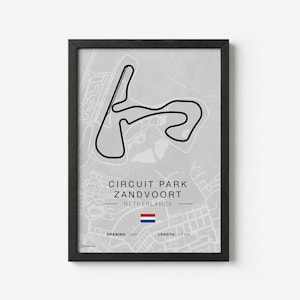Póster Hipódromo Zandvoort - Luz - CARTISTRY®