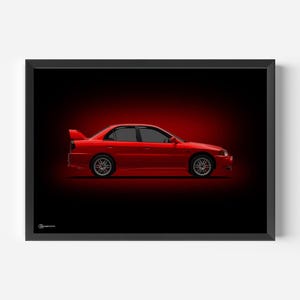 Auto Poster Lancer Evolution VI - Dunkel - CARTISTRY®